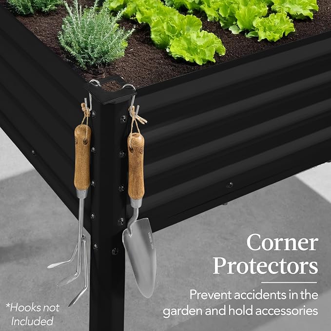 Best Choice Products 48x24x30in Galvanized Raised Garden Bed, Metal Elevated - Image 7