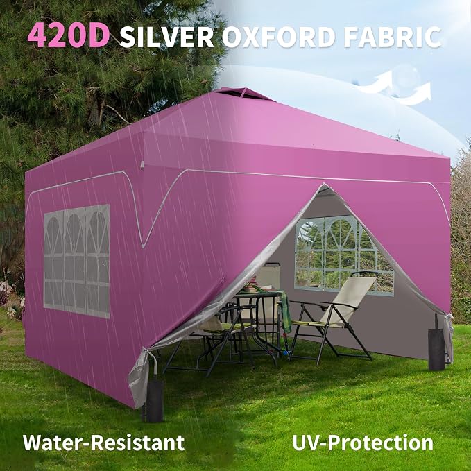 GDY 12x12FT Pop Up Canopy Tent - Image 6