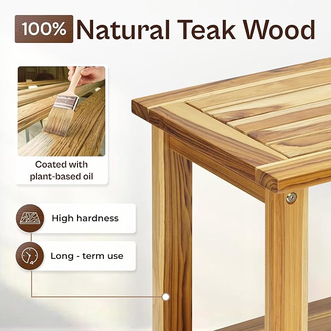 Adirondack Side Table – Weather-Resistant Rectangular End Table - Image 4