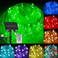 Solar Rope Lights Outdoor Waterproof, 33FT 100LED 18 Colors Changing Outdoor by LHYLDS