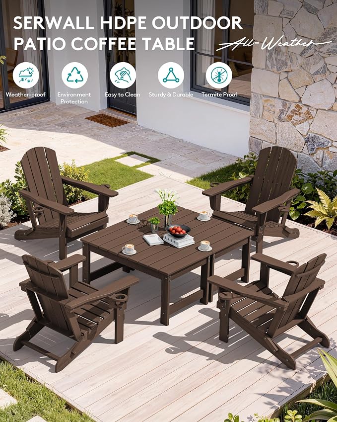 SERWALL Outdoor Coffee Table - Image 9