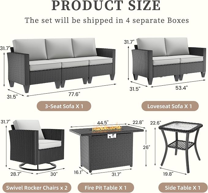 UDPATIO Patio Furniture Set - Image 2
