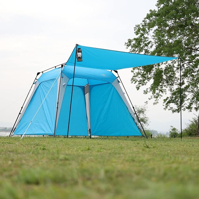 Sunwall for Pop Up Canopy Instant Shade Tent 8.2' X 8.2', Detachable Flap Sun - Image 7