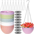Foraineam 10 Pack Mini Hanging Planters Garden Self-Watering Flower Plant Pot by Foraineam