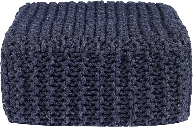 REDEARTH · Cube Low Pouf Foot Stool Ottoman - Image 4