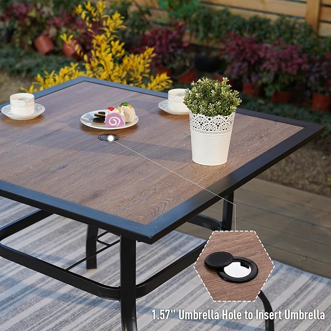 Sophia & William Square Patio Dining Table - Image 8