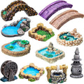 12 PCS Miniature Fairy Garden Accessories by Woopsoo