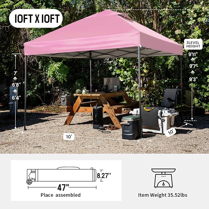 CROWN SHADES 10x10 Pop Up Canopy Tent - Image 2