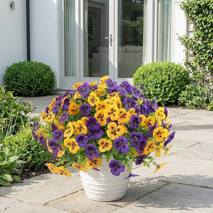 36 Pcs Artificial Fake Pansy Flowers - Image 5