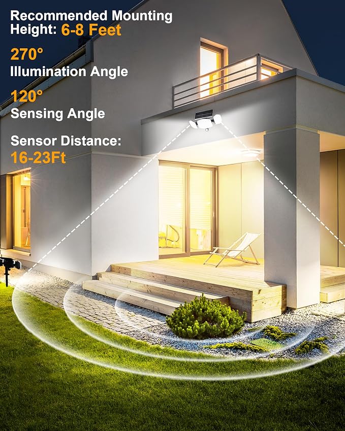 Solar Motion Lights Outdoor - Image 4