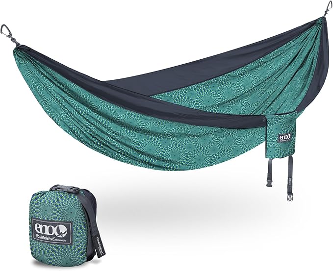 ENO, Eagles Nest Outfitters DoubleNest Lightweight Camping Hammock, 1 to 2 by EaglesNestOutfitters