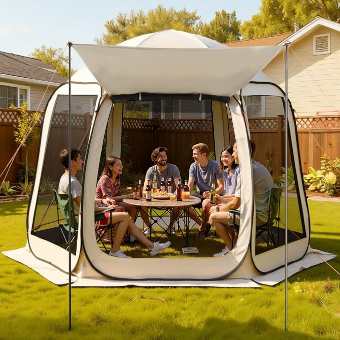 VEVOR 10 x 9.2' Pop-Up Screen House Tent - Image 8