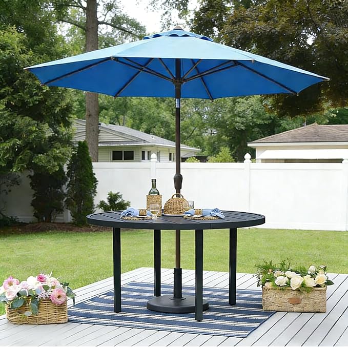All-Weather 60" Round Outdoor Patio Table - Image 3