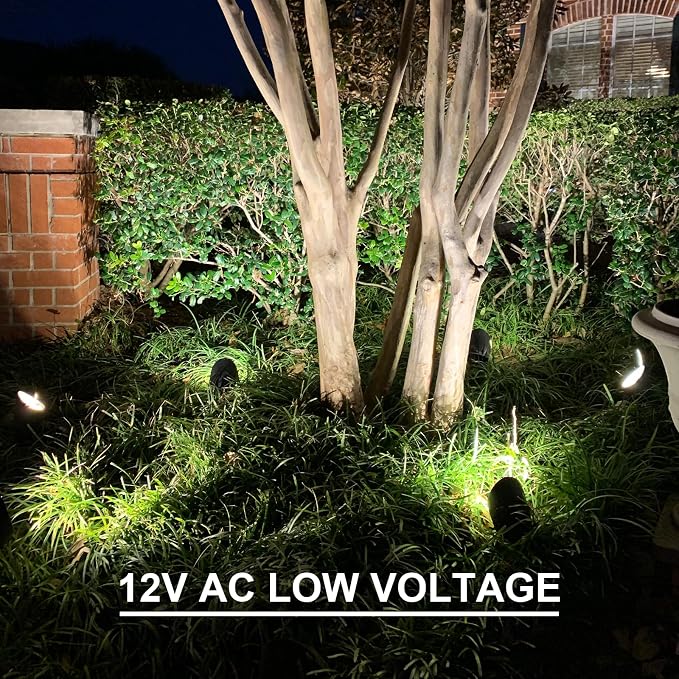 GOODSMANN Low Voltage Landscape Lights Landscape Floodlights Spotlights 3W LED - Image 7