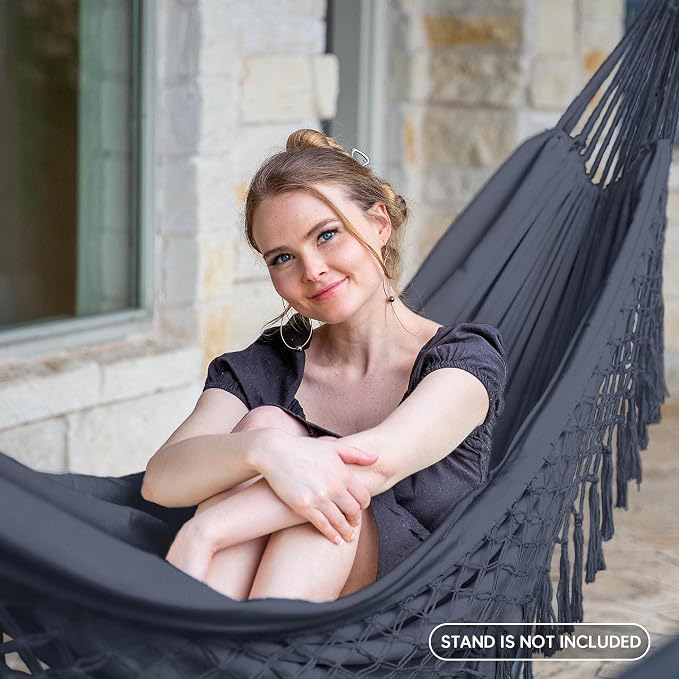 SUNCREAT Extra Large Double Hanging Hammock - Image 2