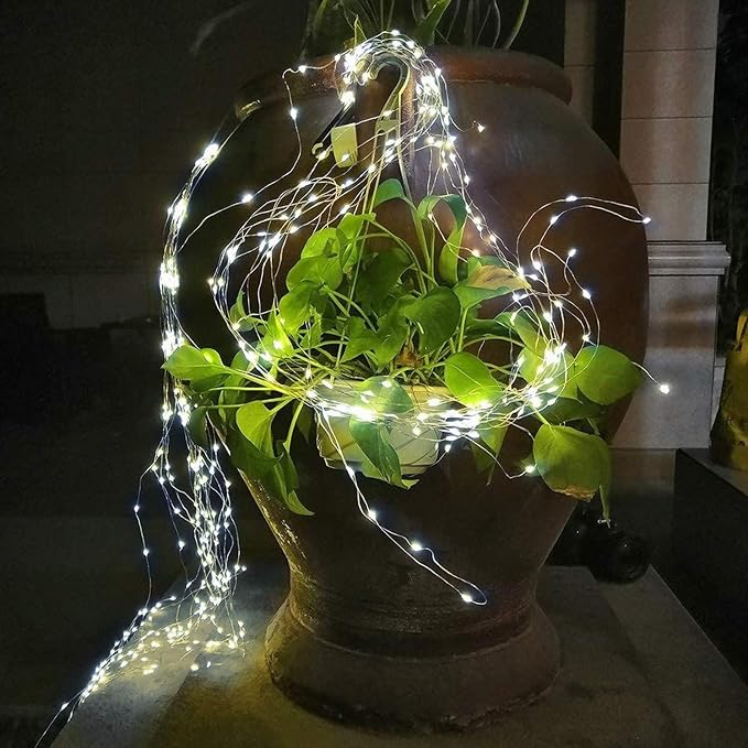 ZNYCYE 1 Pack 8 Modes Solar Waterfall Lights, Solar Fairy Lights Outdoor - Image 5