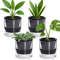 D'vine Dev 4 Inch Design Self Watering Planter by DvineDevPlanterPotsandStand