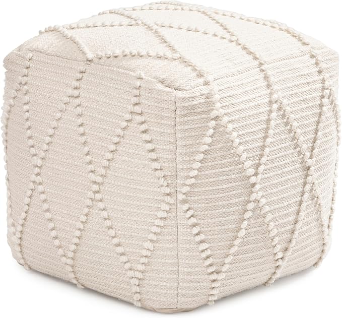 Anji Mountain 100% Handmade & Handcrafted Comfortable Home Décor Pouf Ottoman by AnjiMountain
