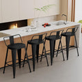 Aklaus Metal Bar Stools Set of 4 Counter Height Bar Stools by AKLAUSHomeFurniture