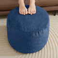 Round Stuffed Pouf Ottoman Chair by WSOFRLAC
