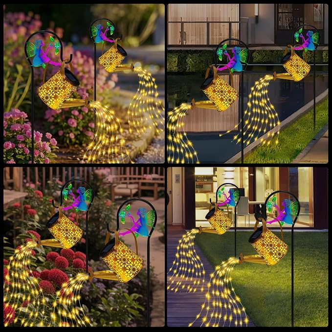 Solar Lights Garden Decorative, Solar Watering Can - Image 4