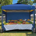 10X10 Pop Up Canopy Tent with 3 Sidewalls, Easy Up Canopy, Commercial Instant by Sannwsg