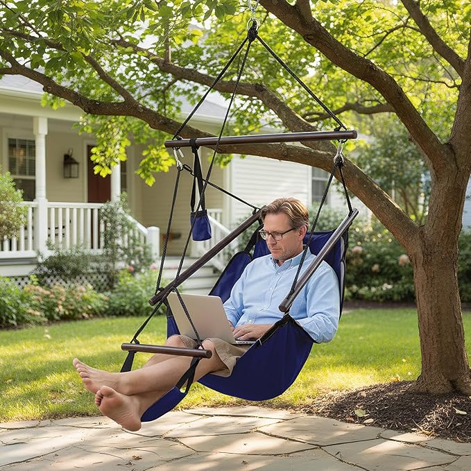 ONCLOUD Sky Chair, Deluxe Hanging Hammock Air Chair Swing Seat - Image 6