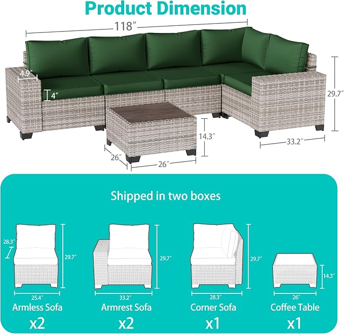 13-Piece Outdoor Patio Furniture Set - Image 5