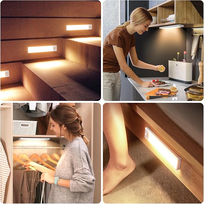 6 Pack Under Cabinet Lights Wireless, 50 LED Motion Sensor Light Indoor - Image 7