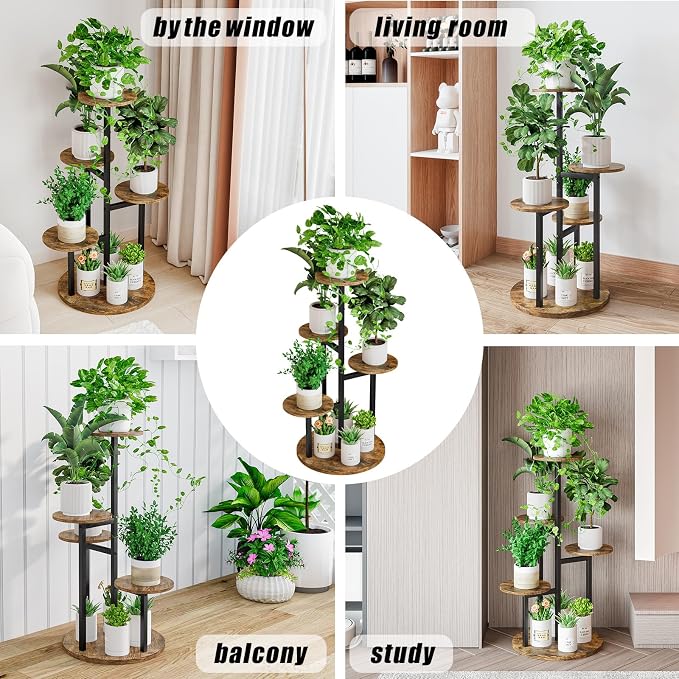 Plant Stand Indoor 5 Tier 8 Potted Multiple Flower Pot Holder - Image 6