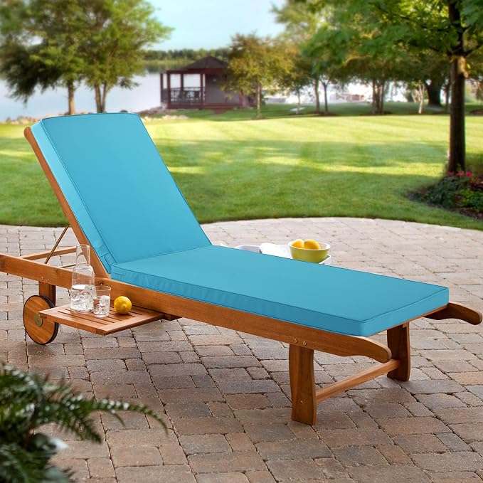 Chaise Lounge Cushion Outdoor, Waterproof and Stain-Resistant Lounge Deck - Image 8