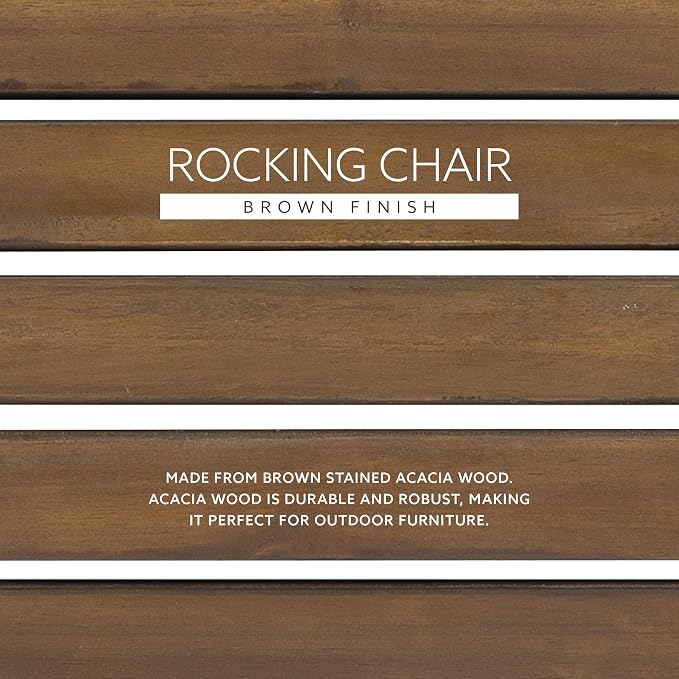 Linon Woodstock Rocking Chair - Image 8