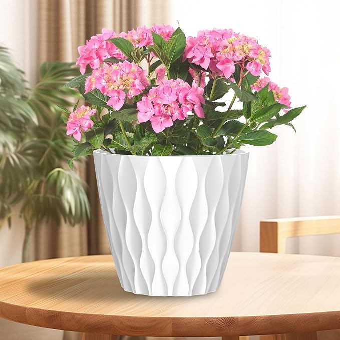 6 Pack 7 Inch Indoor Plant Pots - Image 5