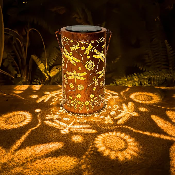 Dragonfly Flower Solar Lanterns Outdoor Waterproof, Birthday Gifts - Image 9