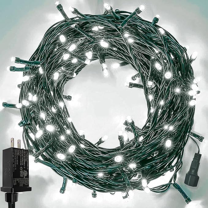 Upgraded 33 FT 100 LED Christmas Lights Outdoor Indoor, Extendable Waterproof by PRODUCTS