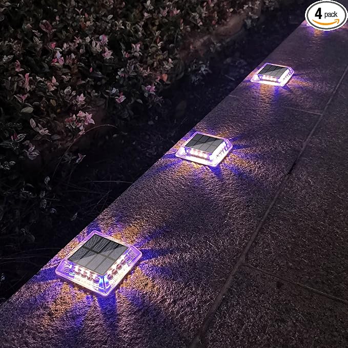 Lacasa Outdoor Solar Light, 4 Pack 30LM IP68 Waterproof Solar Garden Light Auto by Lacasa