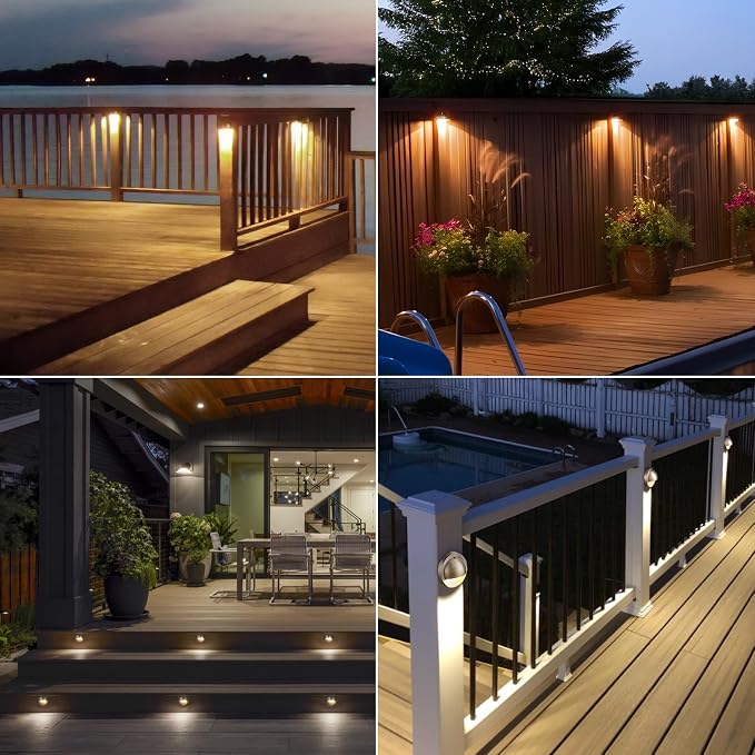 LEONLITE Update 5CCT LED Low Voltage Deck Lights, 180LM 3.74inch Landscape Step - Image 7