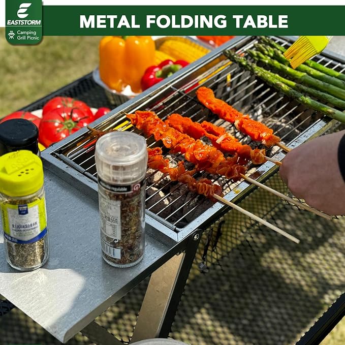 Folding Picnic Table for Grill Outdoor Camping Table - Image 8