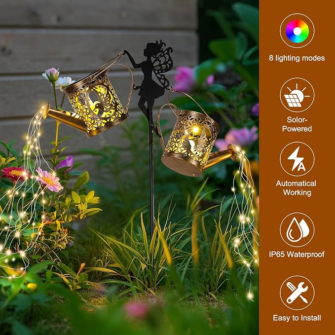 LOVERUIS Solar Watering Can Light - Image 2