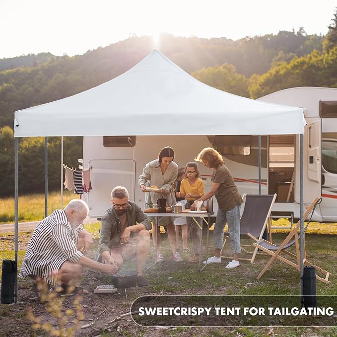 OLIXIS 10x10 Ft Pop Up Canopy Tent, Waterproof Portable Outdoor Shade Canopy - Image 6
