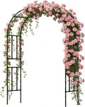 Twira Garden Arch Trellis, 7.9FT Metal Garden Arbor Trellis by TWIRA