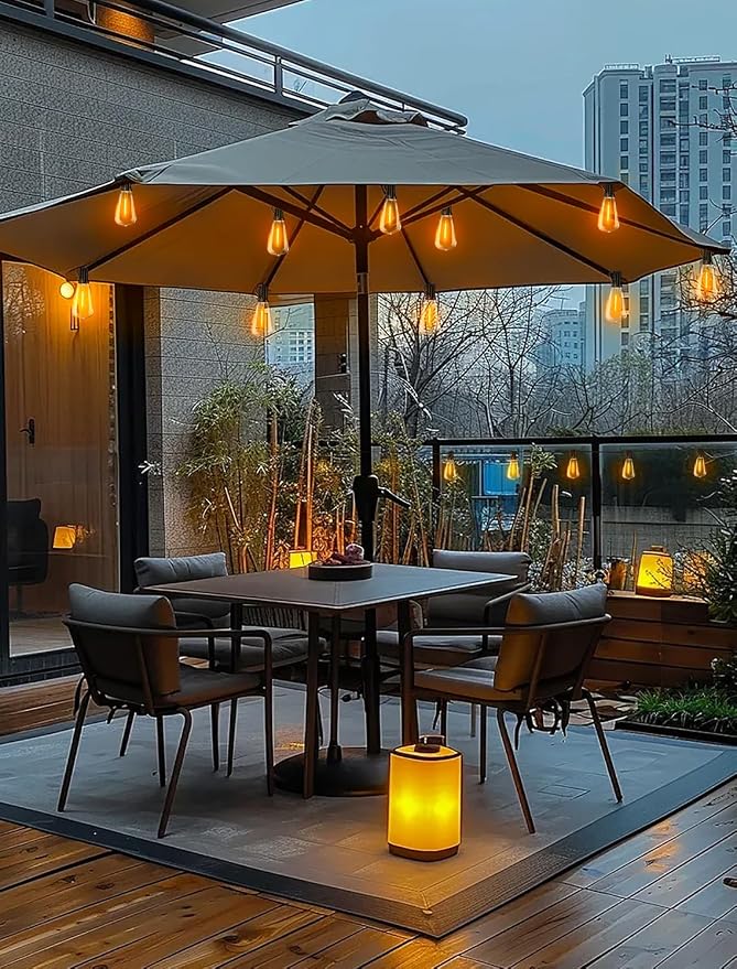 Outdoor Patio String Lights 200ft: ST38 LED Shatterproof Bulbs 3 Modes Button - Image 8
