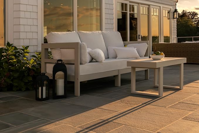Milliard Outdoor Sofa Patio Furniture Set, Modern Wood Couch - Image 7