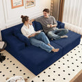 ODUWA Oversized Double Chaise Lounges Indoor, Upholstered Boneless Cloud by ODUWA