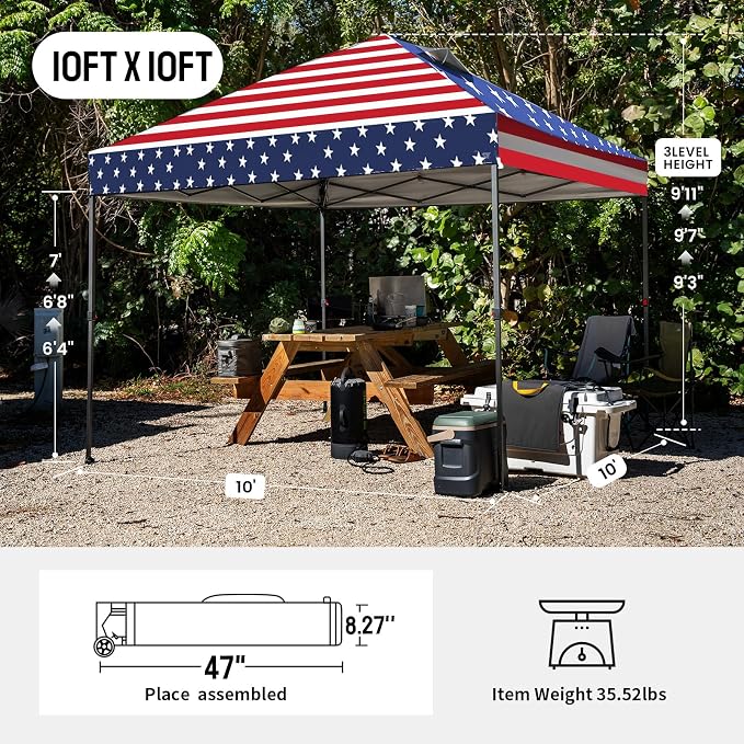 CROWN SHADES 10x10 Pop Up Canopy - Image 2