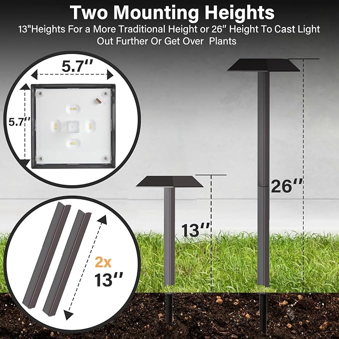 Bobcat Solar Landscape Pathway Lights Super Bright - Image 2