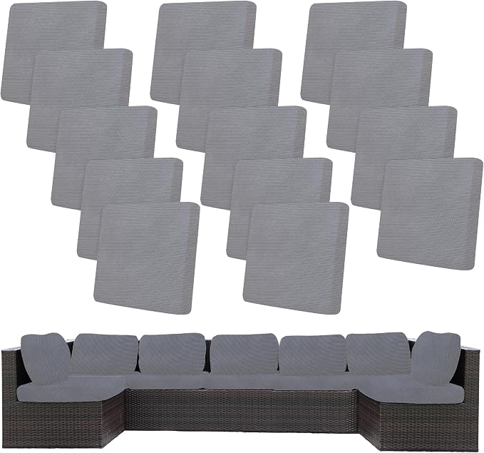 14Pcs Stretch Patio Cushion Covers, Outdoor Couch Covers Replacement, Outdoor by BIETYONE