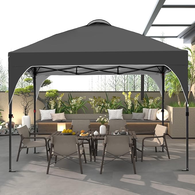 GDY 10x10 Pop Up Canopy Tent, Easy-Setup Gazebo, Outdoor Canopy - Image 8