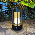 Portable Metal Table Lamp, 4000 mAh Rechargeable Outdoor Table Lamp, 3 Color by Unknown