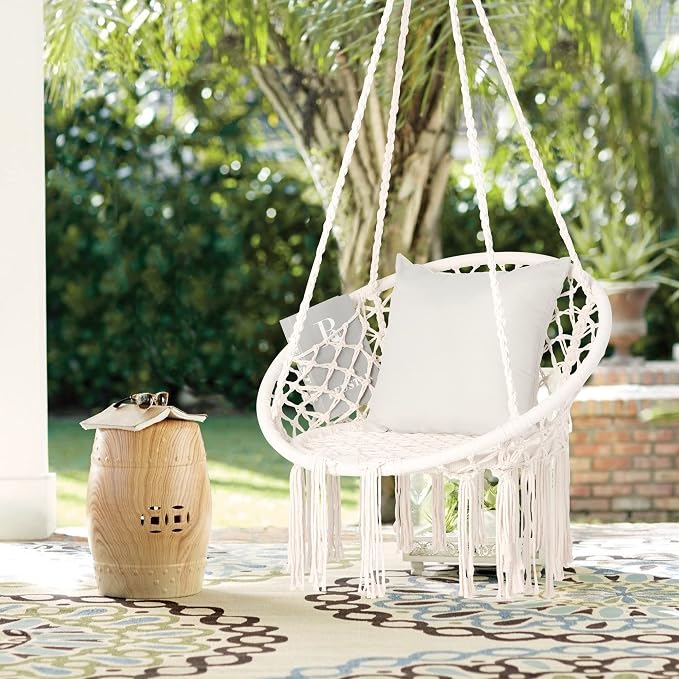 SUNCREAT Hammock Chair Macrame Swing - Image 5